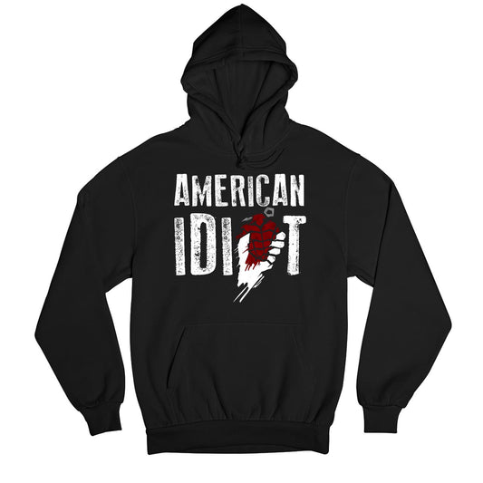 green day american idiot hoodie hooded sweatshirt winterwear music band buy online usa united states of america the banyan tee tbt men women girls boys unisex black