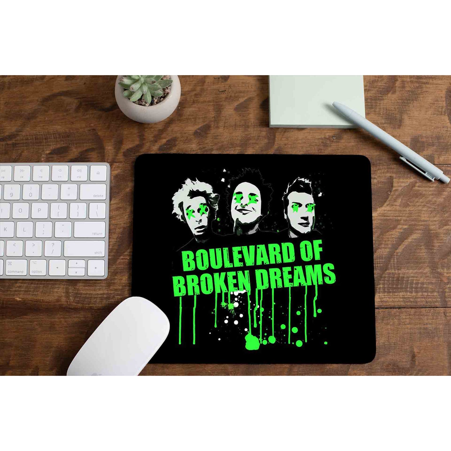 green day boulevard of broken dreams mousepad logitech large anime music band buy online united states of america usa the banyan tee tbt men women girls boys unisex