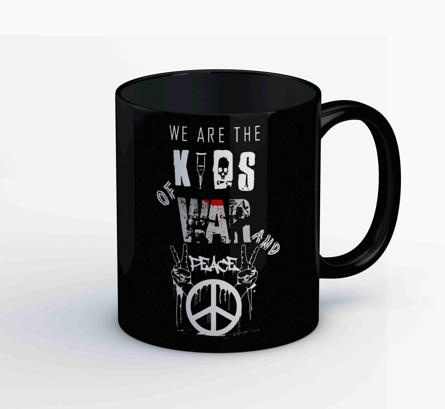 green day kids of war and peace mug coffee ceramic music band buy online usa united states of america the banyan tee tbt men women girls boys unisex