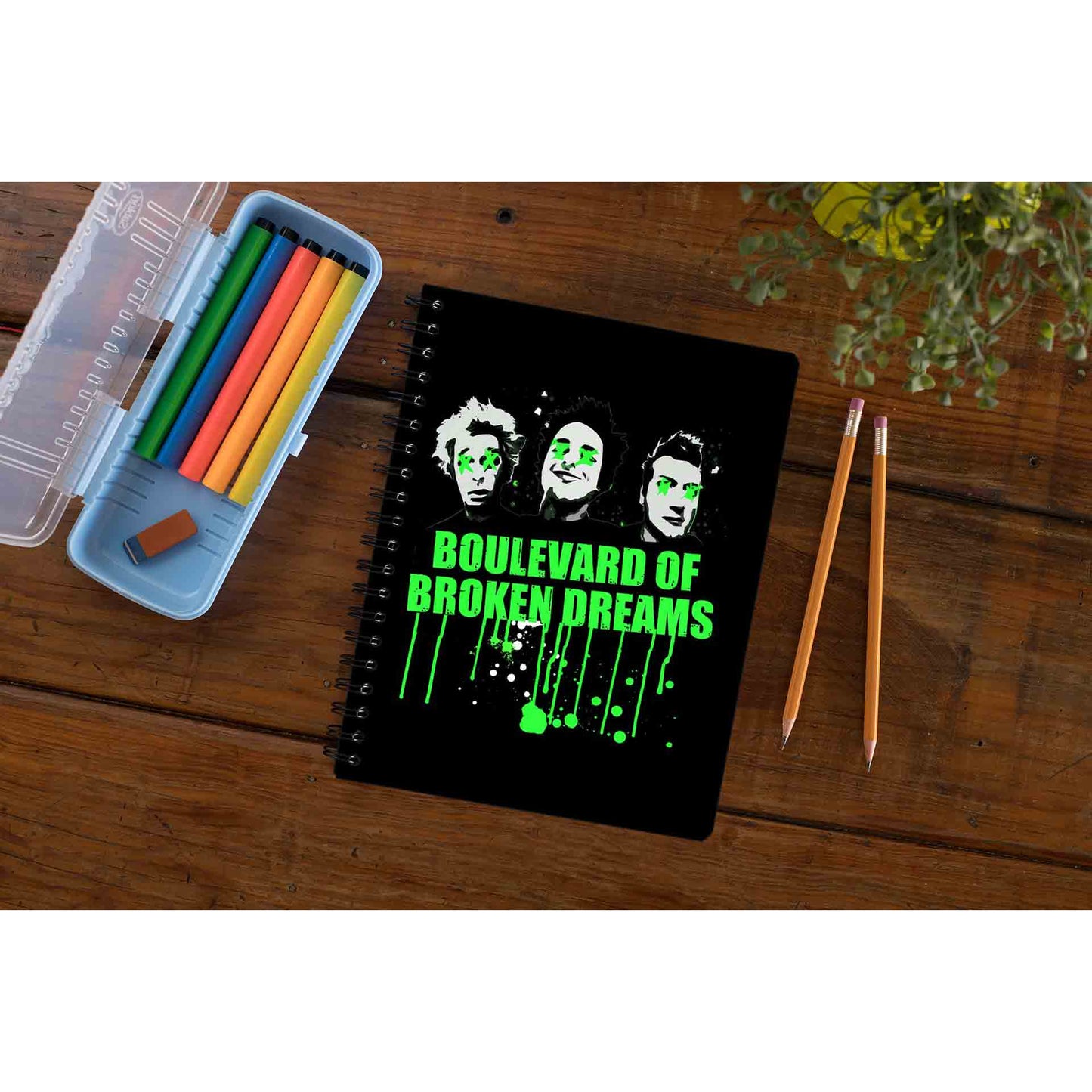 green day boulevard of broken dreams notebook notepad diary buy online united states of america usa the banyan tee tbt unruled