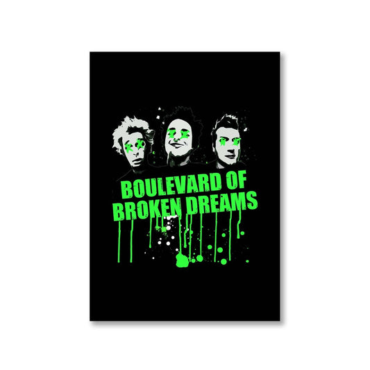 green day boulevard of broken dreams poster wall art buy online united states of america usa the banyan tee tbt a4