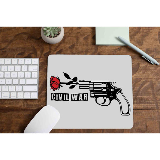 guns n' roses civil war mousepad logitech large anime music band buy online united states of america usa the banyan tee tbt men women girls boys unisex