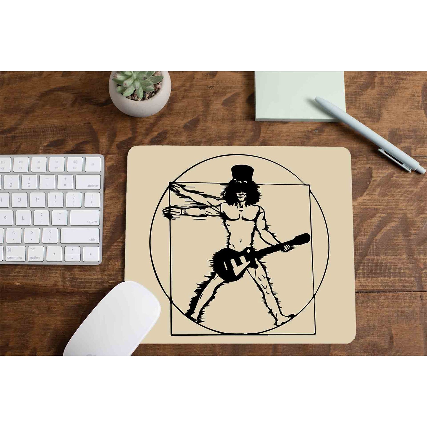 guns n' roses the vitruvian guitar man - slash mousepad logitech large anime music band buy online united states of america usa the banyan tee tbt men women girls boys unisex