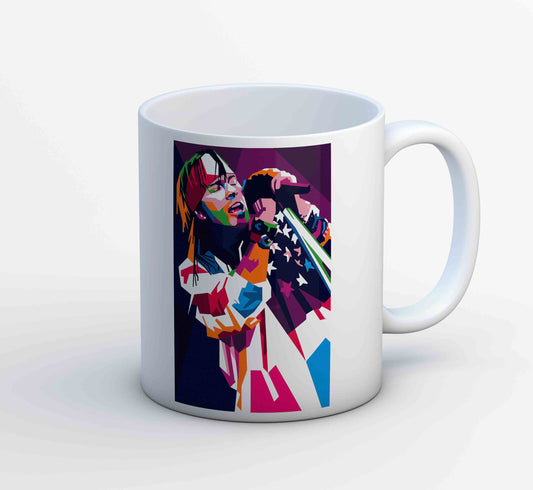 guns n' roses pop art mug coffee ceramic music band buy online usa united states of america the banyan tee tbt men women girls boys unisex  - axl rose