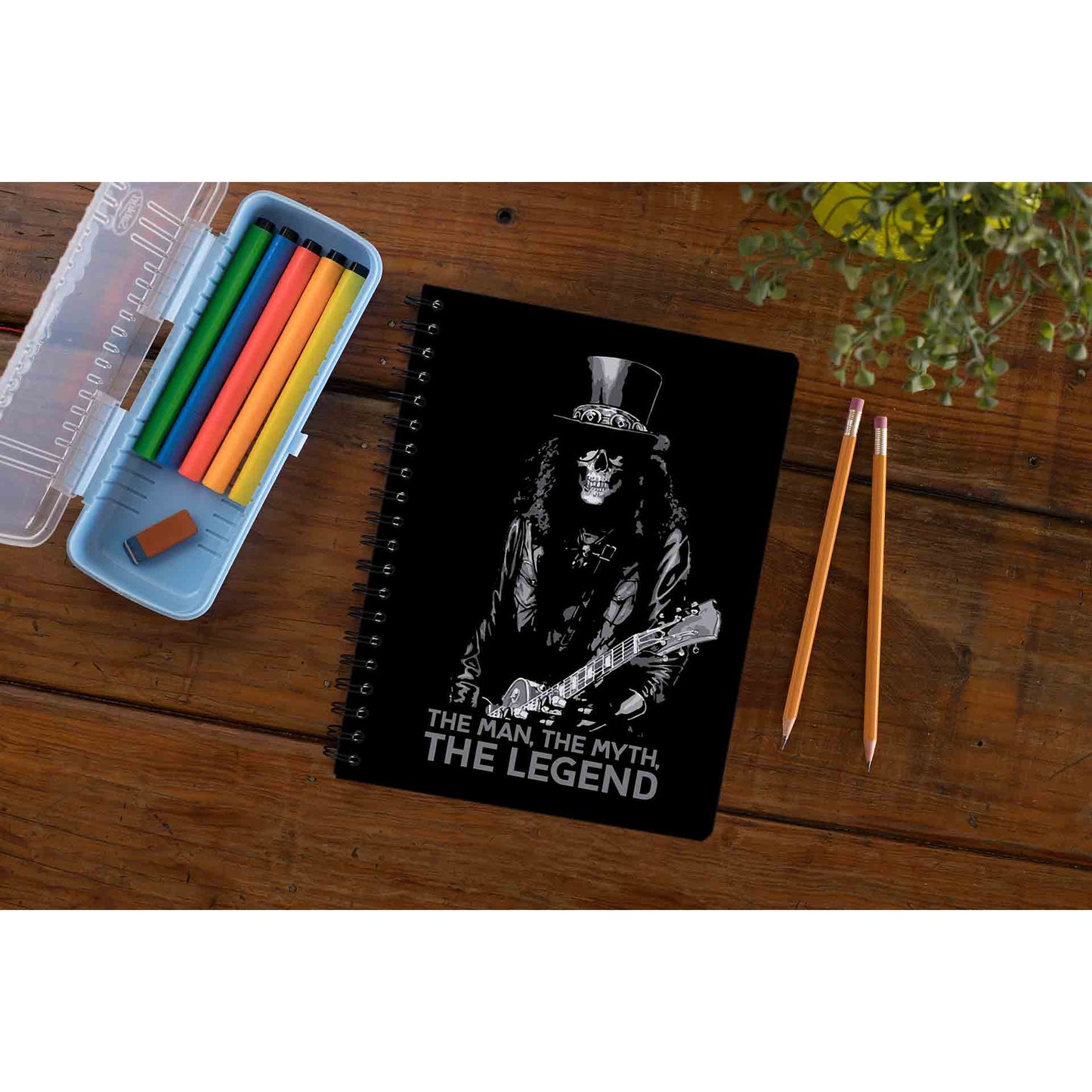 guns n' roses the legend - slash notebook notepad diary buy online united states of america usa the banyan tee tbt unruled