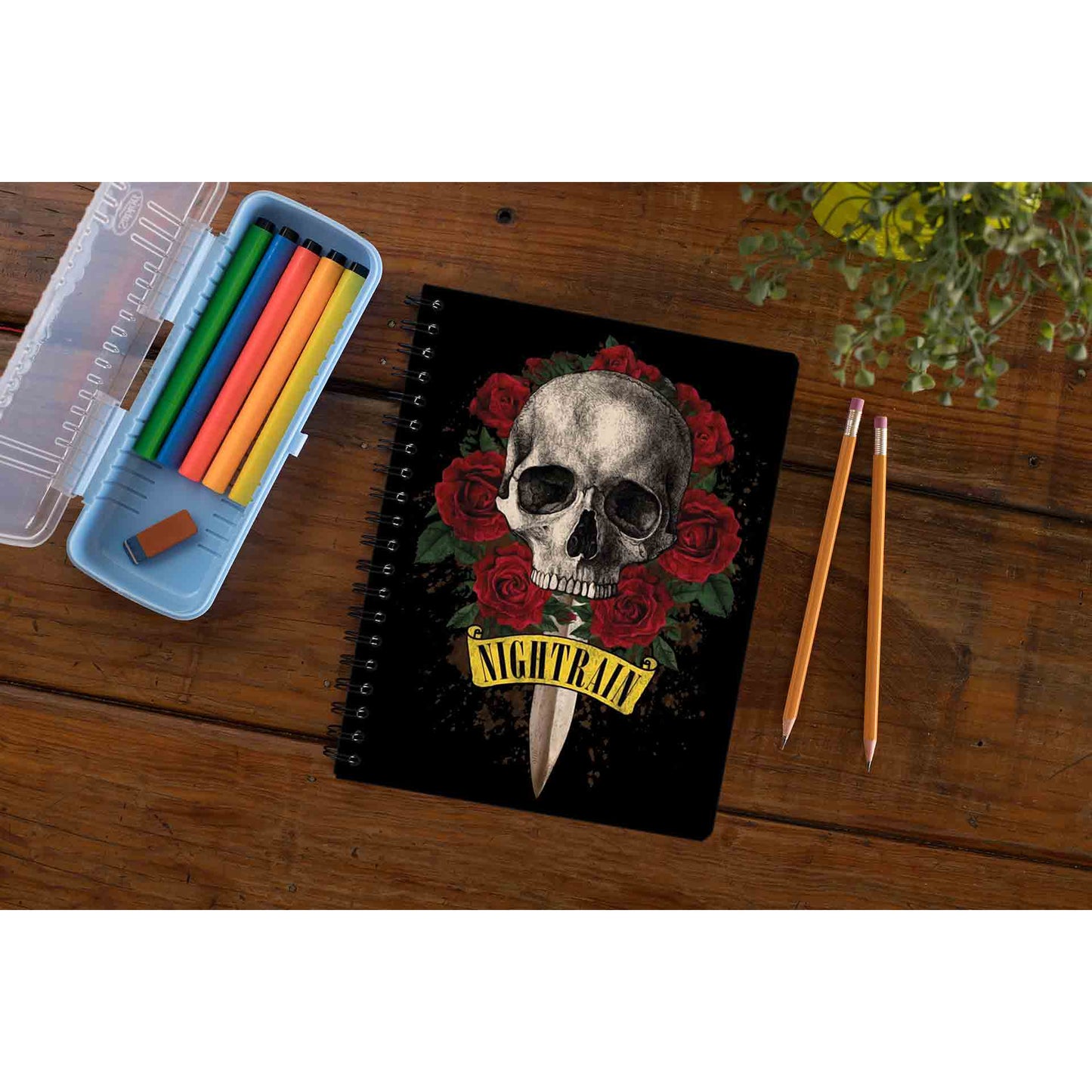 guns n' roses nightrain notebook notepad diary buy online united states of america usa the banyan tee tbt unruled