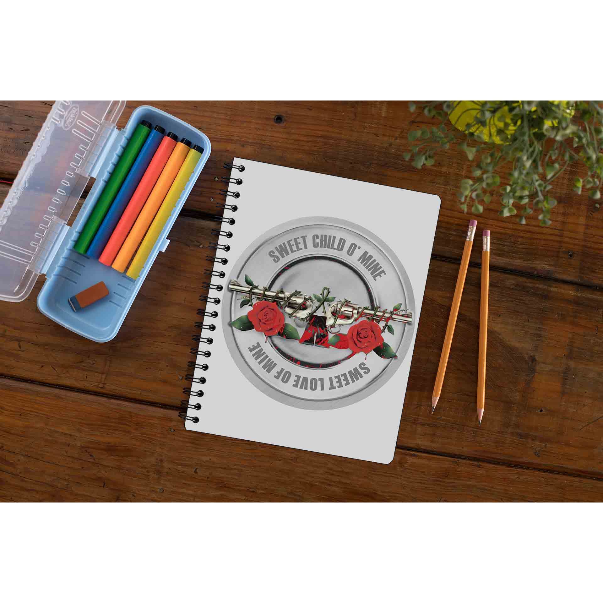 guns n' roses sweet child o' mine notebook notepad diary buy online united states of america usa the banyan tee tbt unruled