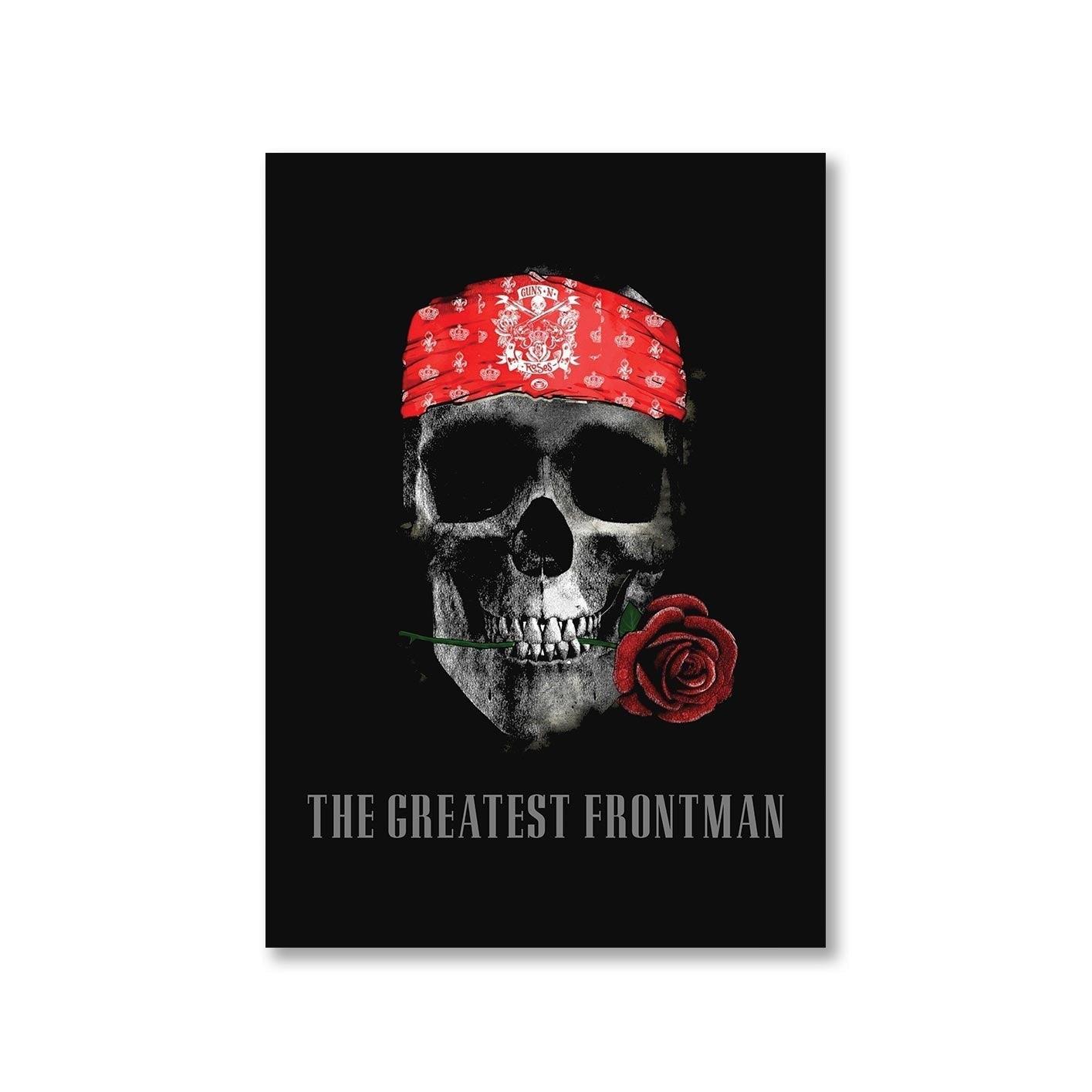 guns n' roses the greatest frontman poster wall art buy online united states of america usa the banyan tee tbt a4 - axl rose