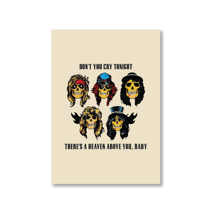 guns n' roses don't cry poster wall art buy online united states of america usa the banyan tee tbt a4