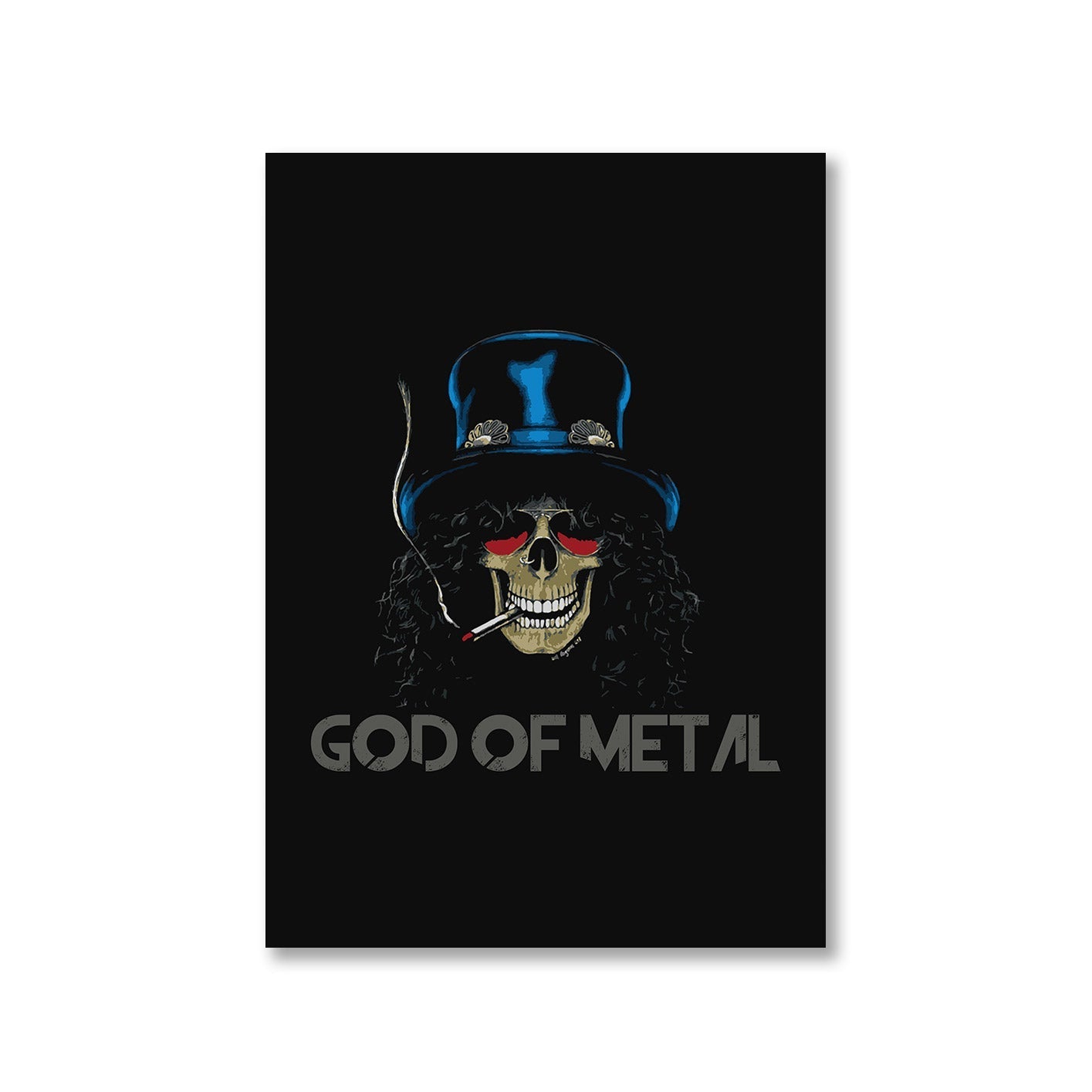 guns n' roses god of metal - slash poster wall art buy online united states of america usa the banyan tee tbt a4