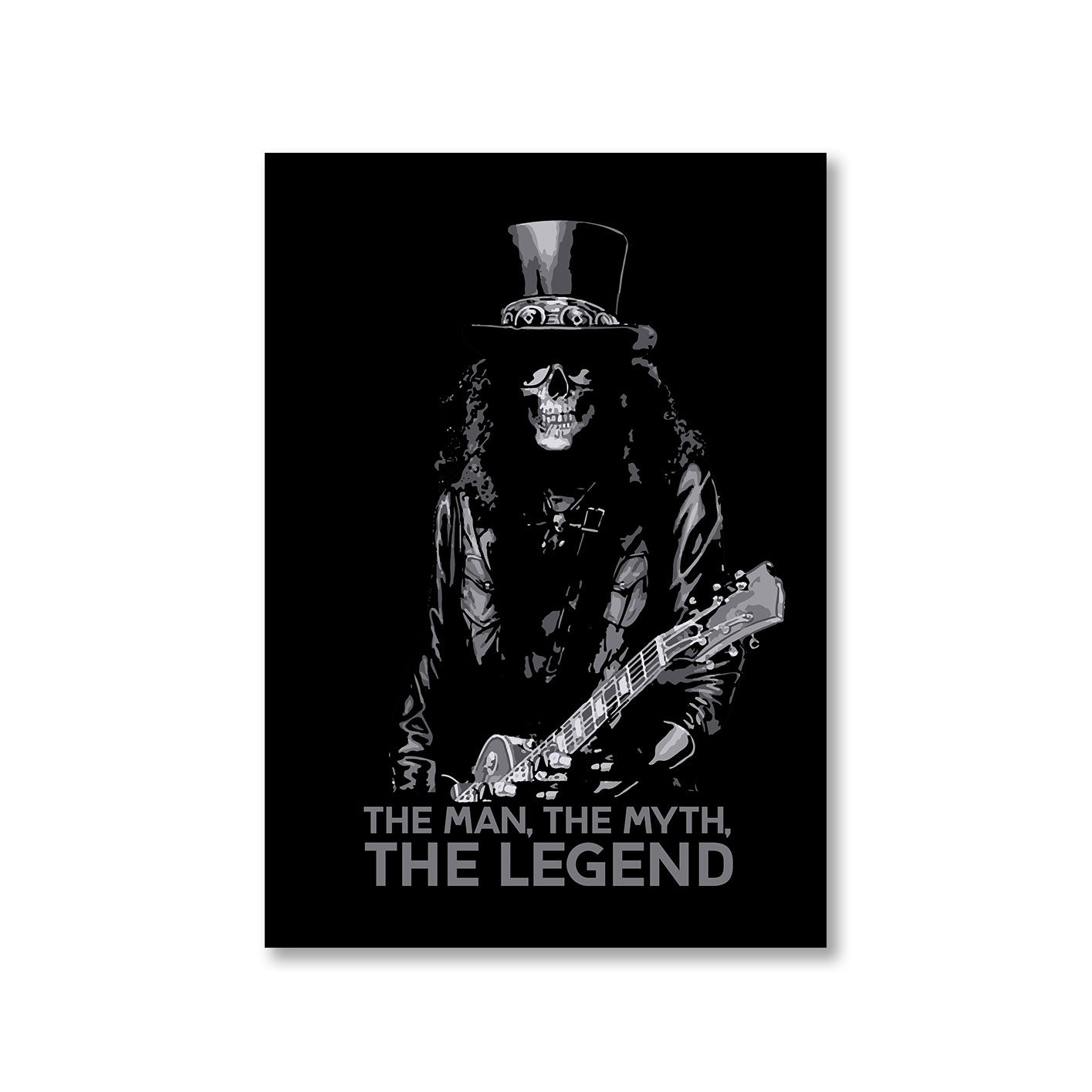 guns n' roses the legend - slash poster wall art buy online united states of america usa the banyan tee tbt a4