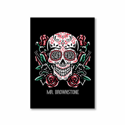 guns n' roses mr. brownstone poster wall art buy online united states of america usa the banyan tee tbt a4 - axl rose