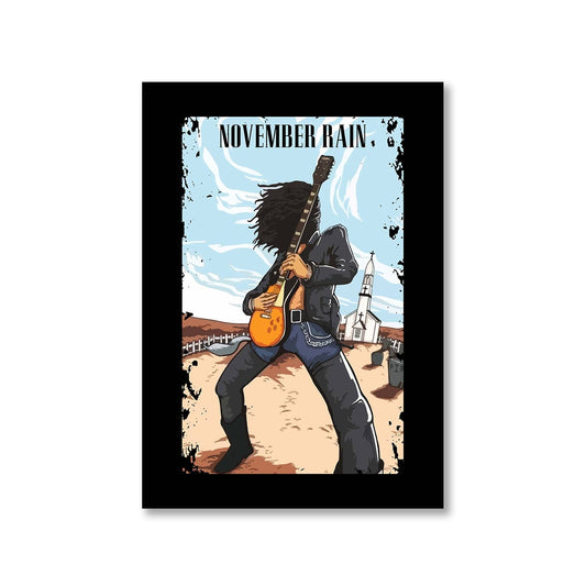 guns n' roses november rain poster wall art buy online united states of america usa the banyan tee tbt a4