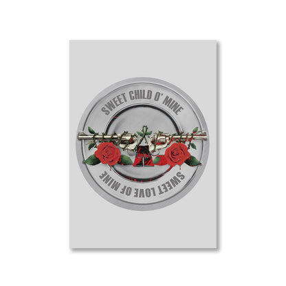 guns n' roses sweet child o' mine poster wall art buy online united states of america usa the banyan tee tbt a4