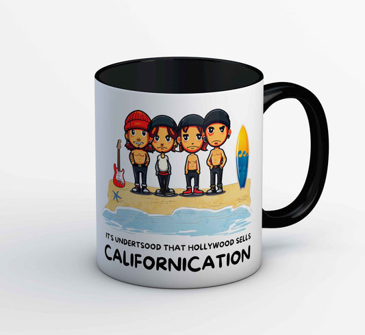 red hot chili peppers hollywood sells californication mug coffee ceramic music band buy online usa united states of america the banyan tee tbt men women girls boys unisex