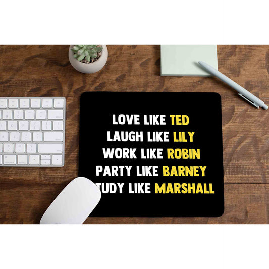 How I Met Your Mother Mousepad The Banyan Tee TBT