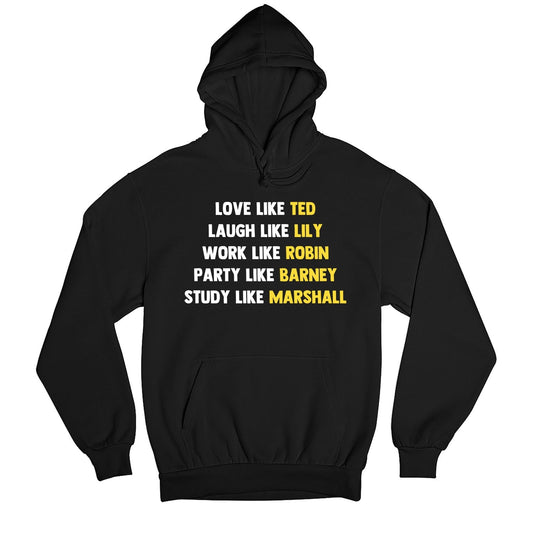 How I Met Your Mother Hoodie Hooded Sweatshirt The Banyan Tee TBT