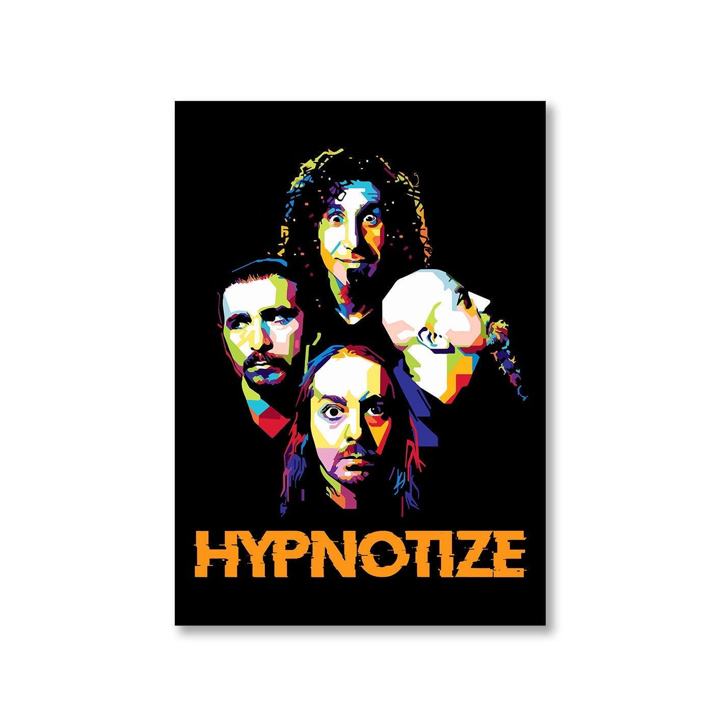 system of a down hypnotize poster wall art buy online united states of america usa the banyan tee tbt a4