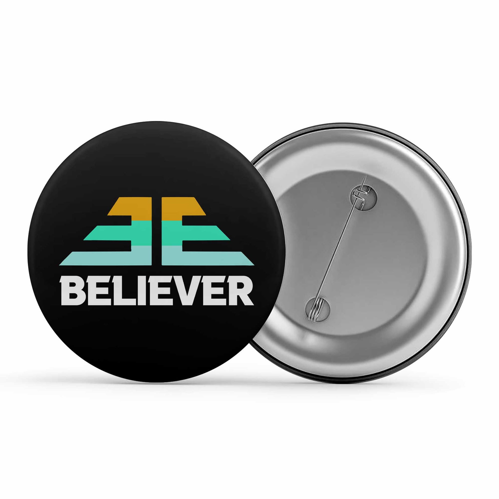 imagine dragons believer badge pin button music band buy online united states of america usa the banyan tee tbt men women girls boys unisex