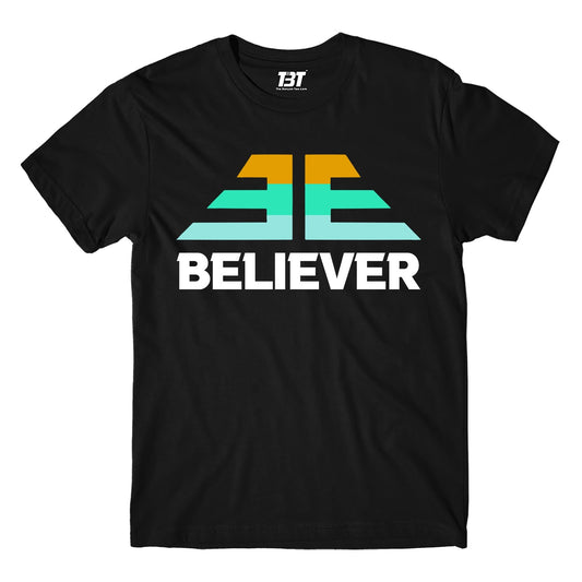 imagine dragons believer t-shirt music band buy online usa united states the banyan tee tbt men women girls boys unisex black