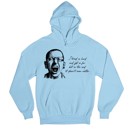 linkin park in the end hoodie hooded sweatshirt winterwear music band buy online usa united states of america the banyan tee tbt men women girls boys unisex baby blue