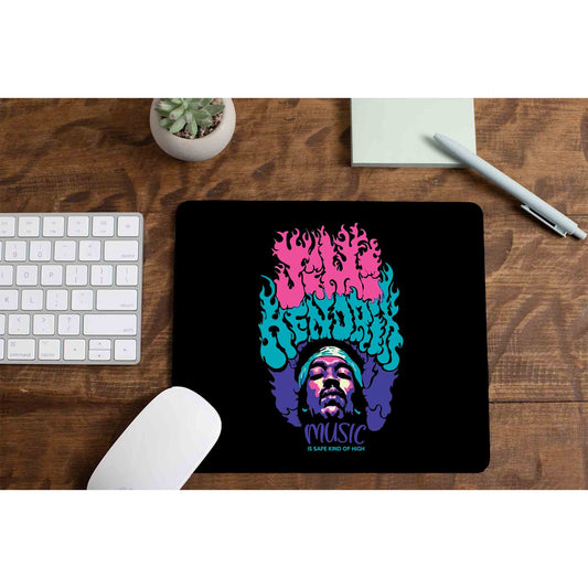 jimi hendrix safe kind of high mousepad logitech large anime music band buy online united states of america usa the banyan tee tbt men women girls boys unisex