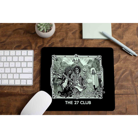 jimi hendrix the 27 club mousepad logitech large anime music band buy online united states of america usa the banyan tee tbt men women girls boys unisex