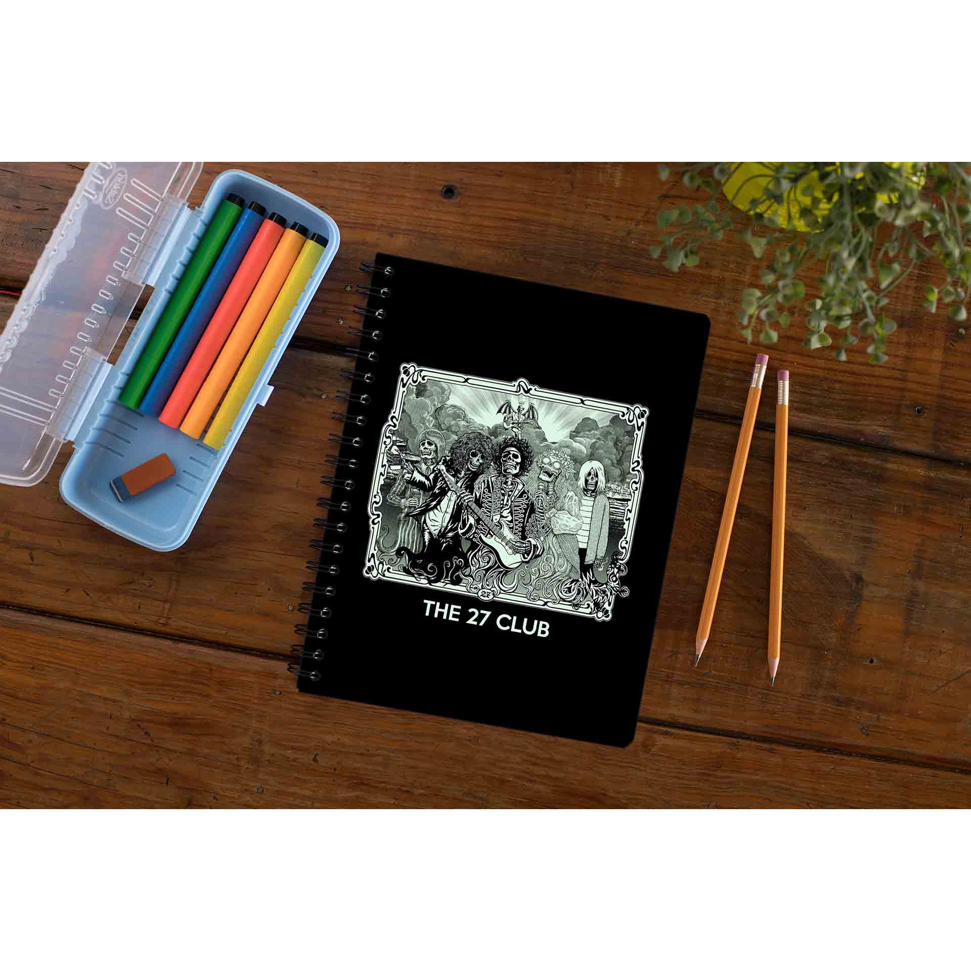 jimi hendrix the 27 club notebook notepad diary buy online united states of america usa the banyan tee tbt unruled