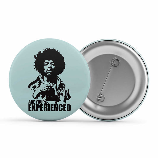 jimi hendrix are you experienced badge pin button music band buy online united states of america usa the banyan tee tbt men women girls boys unisex