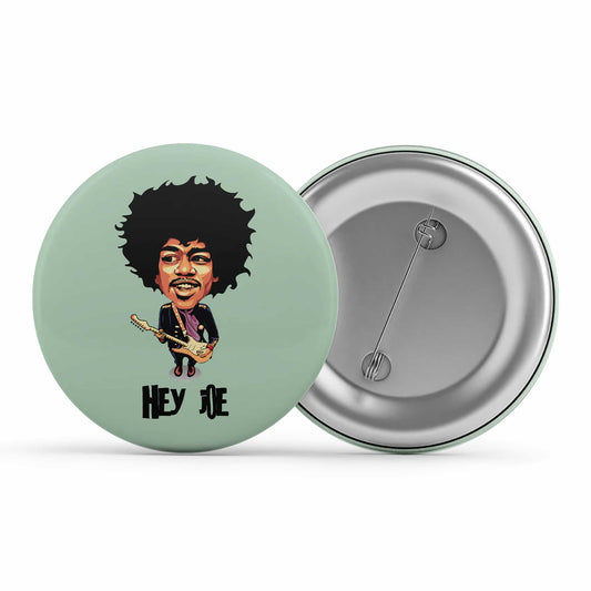 jimi hendrix hey joe badge pin button music band buy online united states of america usa the banyan tee tbt men women girls boys unisex