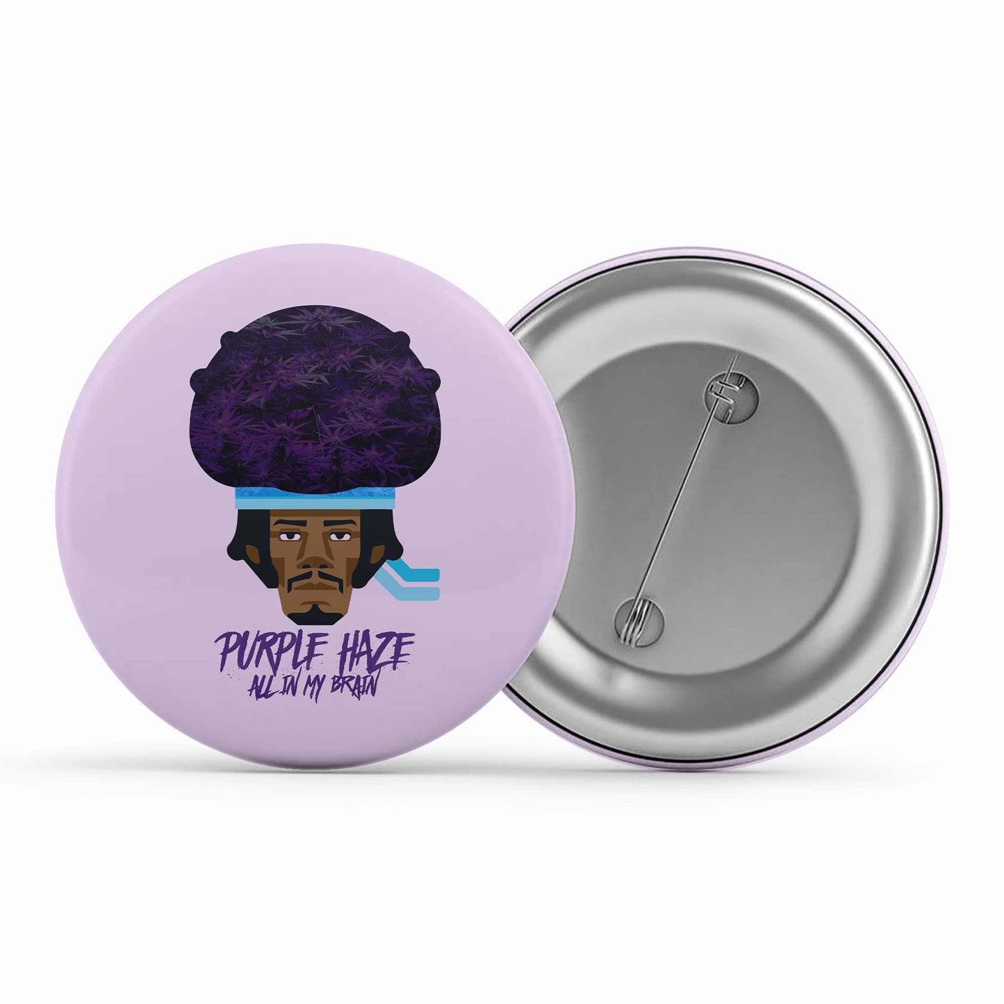 jimi hendrix purple haze badge pin button music band buy online united states of america usa the banyan tee tbt men women girls boys unisex