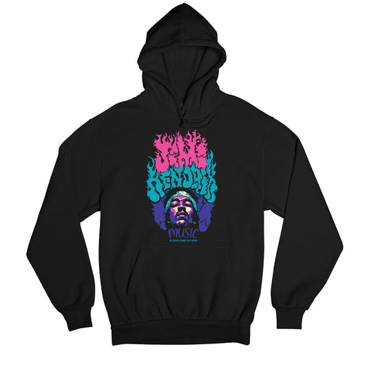 jimi hendrix safe kind of high hoodie hooded sweatshirt winterwear music band buy online usa united states of america the banyan tee tbt men women girls boys unisex black