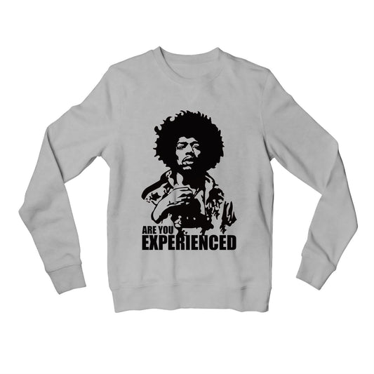 jimi hendrix are you experienced sweatshirt upper winterwear music band buy online united states of america usa the banyan tee tbt men women girls boys unisex gray