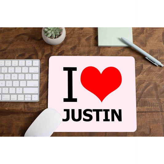 justin bieber i love justin mousepad logitech large anime music band buy online united states of america usa the banyan tee tbt men women girls boys unisex