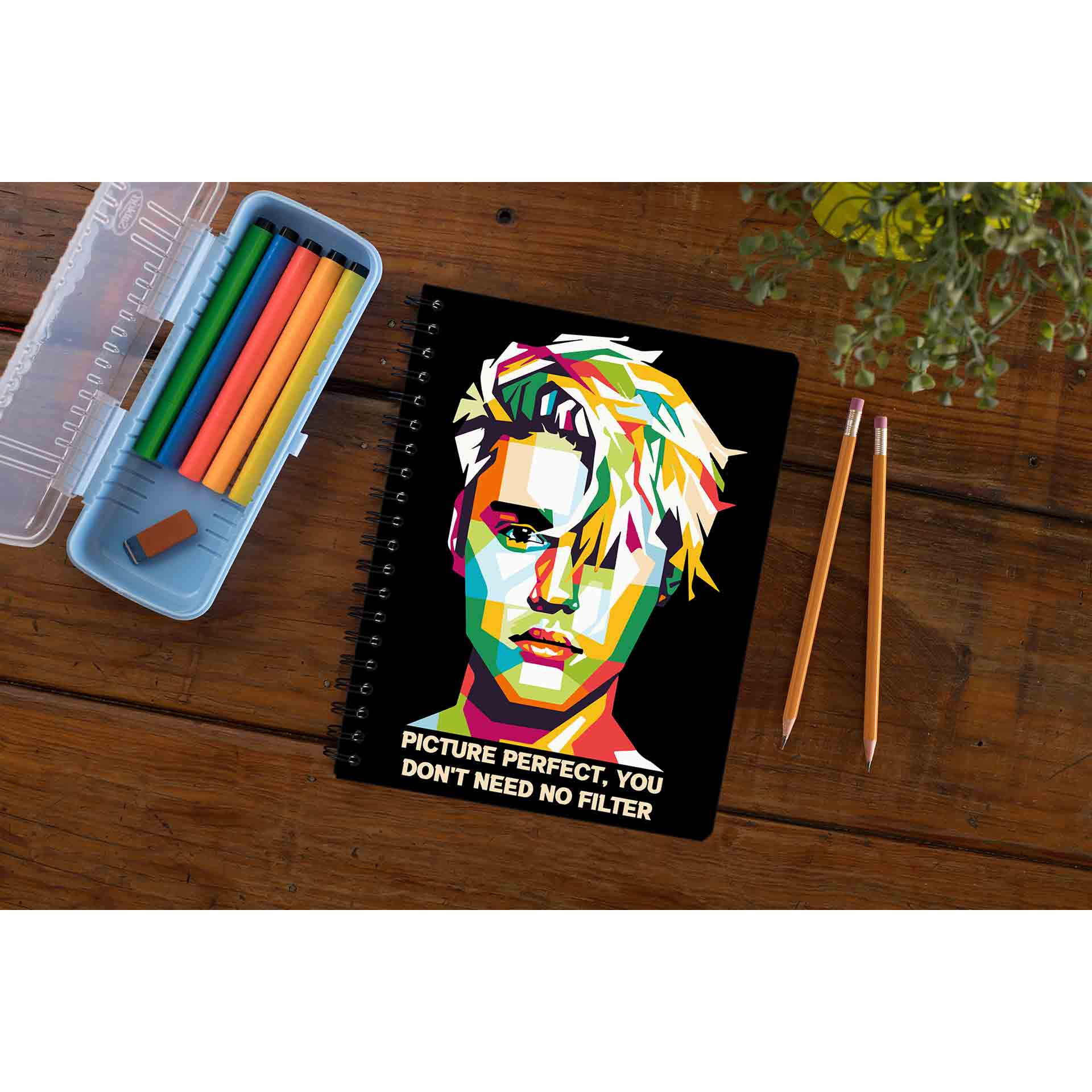 justin bieber intentions notebook notepad diary buy online united states of america usa the banyan tee tbt unruled