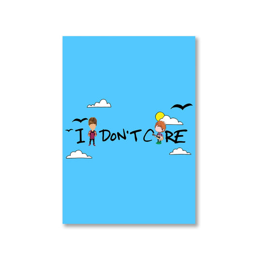 justin bieber i don't care poster wall art buy online united states of america usa the banyan tee tbt a4