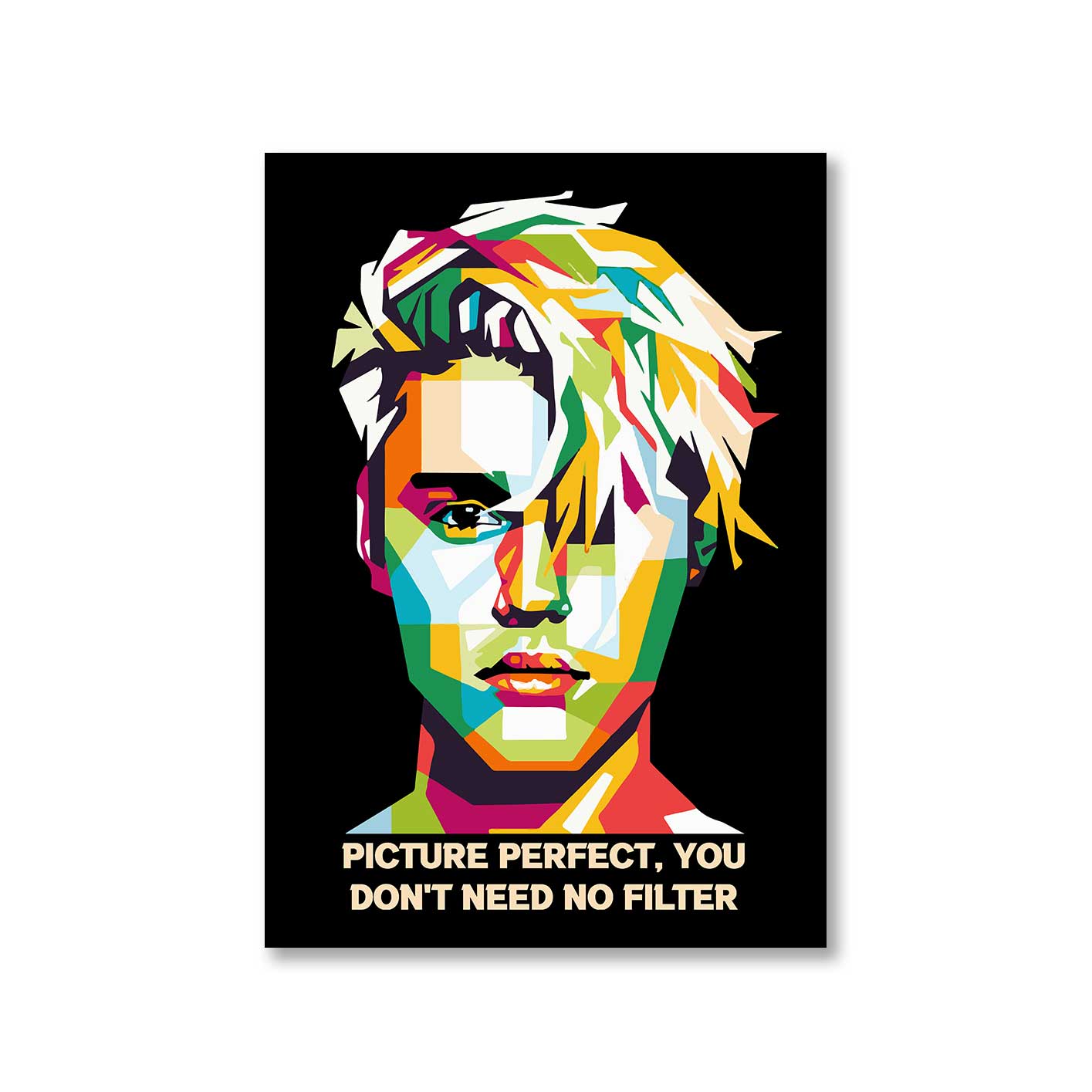 justin bieber intentions poster wall art buy online united states of america usa the banyan tee tbt a4