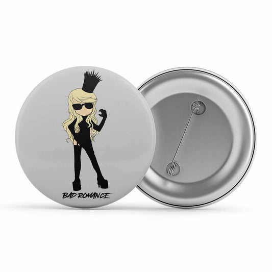 lady gaga bad romance badge pin button music band buy online united states of america usa the banyan tee tbt men women girls boys unisex