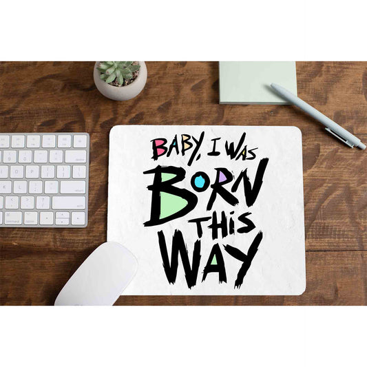 lady gaga born this way mousepad logitech large anime music band buy online united states of america usa the banyan tee tbt men women girls boys unisex