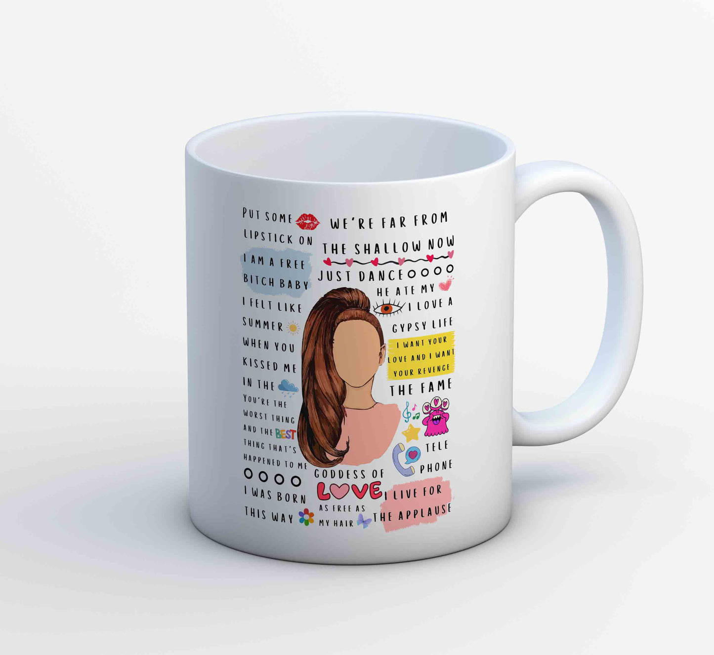 lady gaga gagaverse mug coffee ceramic music band buy online usa united states of america the banyan tee tbt men women girls boys unisex