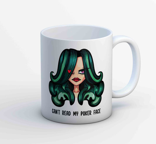 lady gaga poker face mug coffee ceramic music band buy online usa united states of america the banyan tee tbt men women girls boys unisex