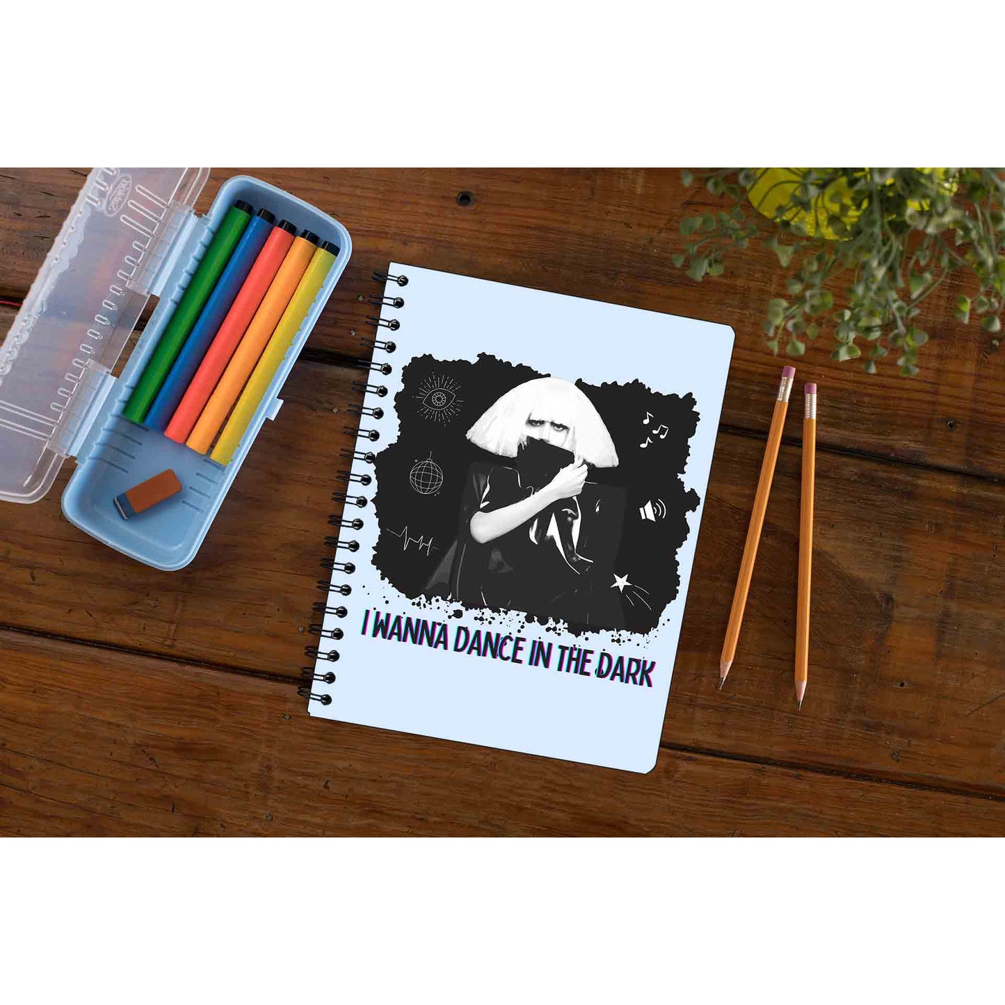 lady gaga dance in the dark notebook notepad diary buy online united states of america usa the banyan tee tbt unruled