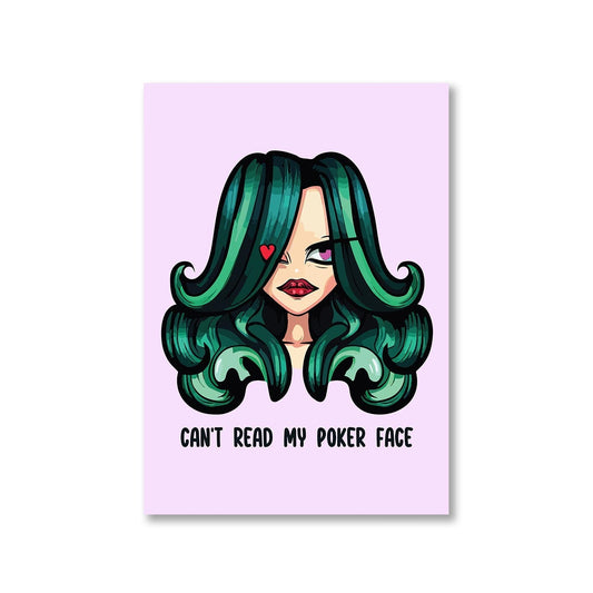 lady gaga poker face poster wall art buy online united states of america usa the banyan tee tbt a4