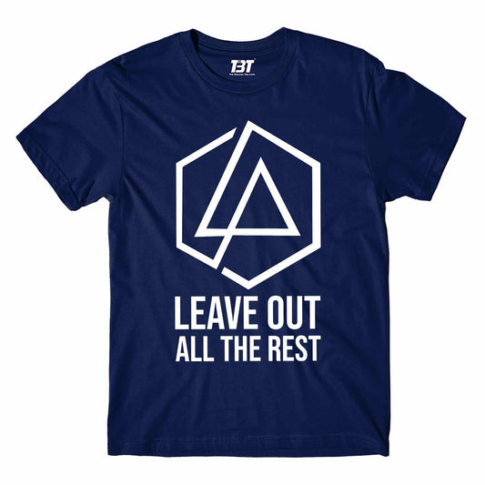 linkin park leave out all the rest t-shirt music band buy online usa united states the banyan tee tbt men women girls boys unisex navy