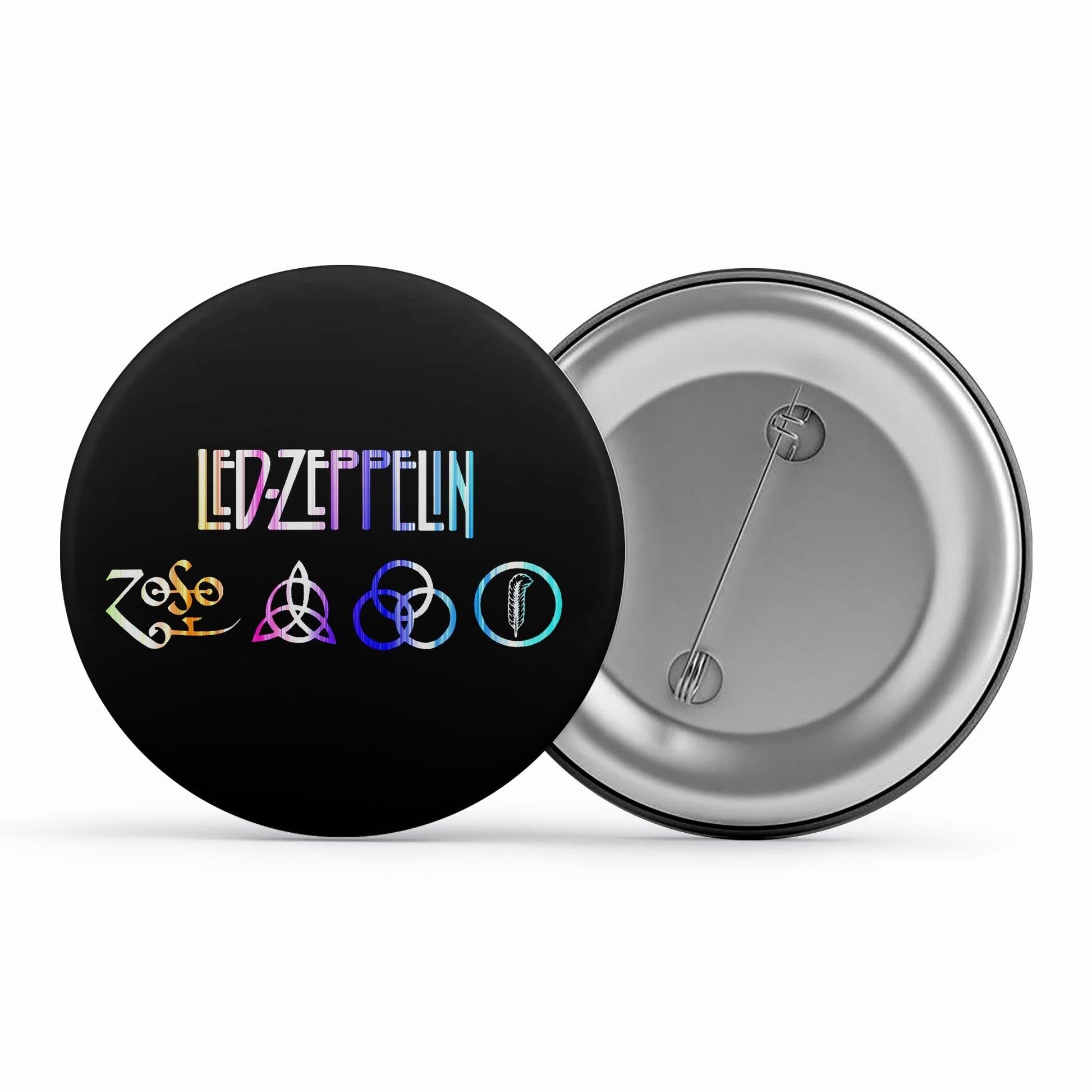 Led Zeppelin Badge Metal Pin Button The Banyan Tee TBT