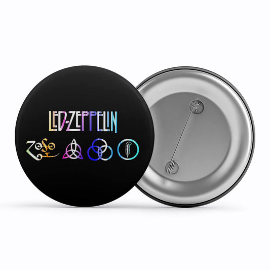 Led Zeppelin Badge Metal Pin Button The Banyan Tee TBT