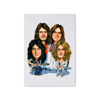 Led Zeppelin Poster Posters The Banyan Tee TBT Wall Art Frame