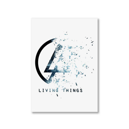 linkin park living things poster wall art buy online united states of america usa the banyan tee tbt a4