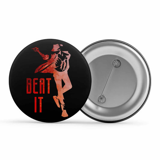 michael jackson beat it badge pin button music band buy online united states of america usa the banyan tee tbt men women girls boys unisex