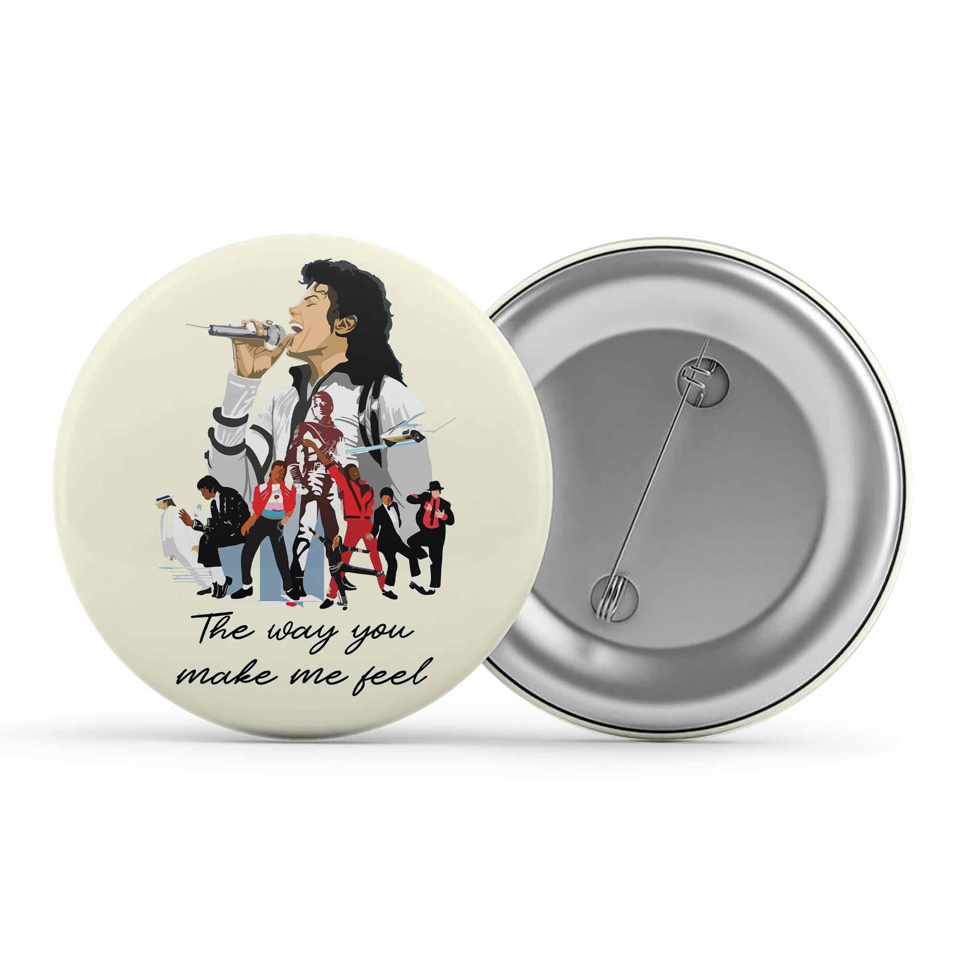 michael jackson the way you make me feel badge pin button music band buy online united states of america usa the banyan tee tbt men women girls boys unisex